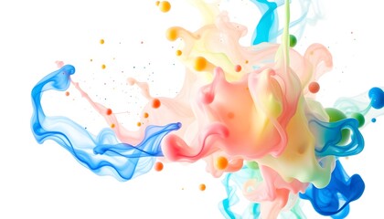 Fototapeta premium Colorful Ink Explosion