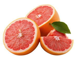 Fresh grapefruit slices showcasing vibrant color and juicy texture, perfect for healthy diets and refreshing recipes.