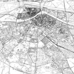 Naklejka premium 3D illustration of city and urban in Seville Spain