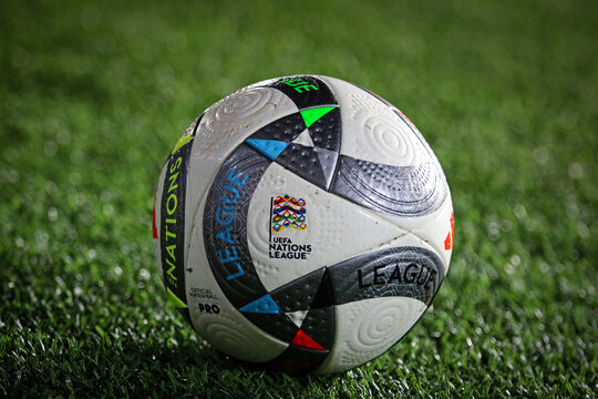 Official match ball of the UEFA Nations League Tournament