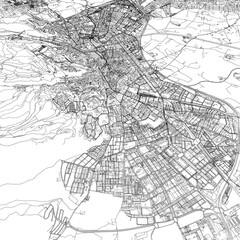 Naklejka premium 3D illustration of city and urban in Granada Spain