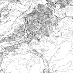 Naklejka premium 3D illustration of city and urban in Bilbao Spain 