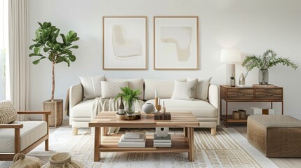 Minimalist Living Room Interior Design