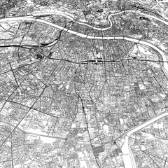 Naklejka premium 3D illustration of city and urban in Lyon France