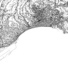 Obraz premium 3D illustration of city and urban in Nice France
