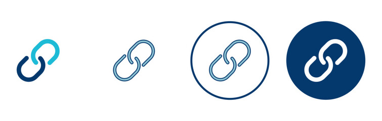 External link symbol icon vector. Link icon isolated on white background. Link vector icon. Hyperlink chain symbol