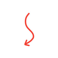 red arrow vector