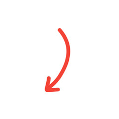 red arrow vector