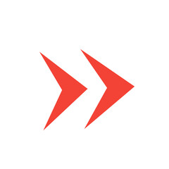 red arrow vector