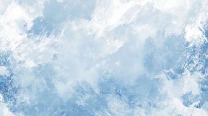 Textured blue winter canvas background with frosty abstract patterns, creating a cool, serene, and atmospheric scene for seasonal or creative design projects