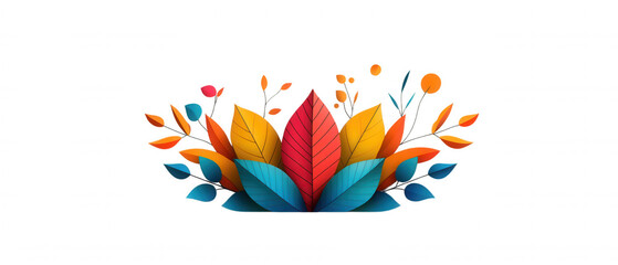 Colorful Circular Logo with Green Wreath, Flowers, and Uppercase Text: Innovation, Quality & Reliability