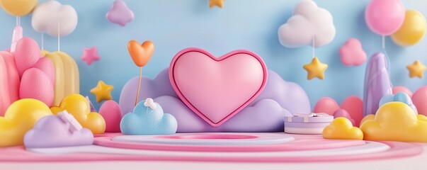 Digital marketing campaign with personalized content, boosting conversion, 3D illustration