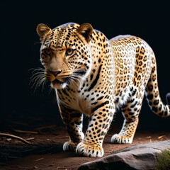 Obraz premium close up of a leopard