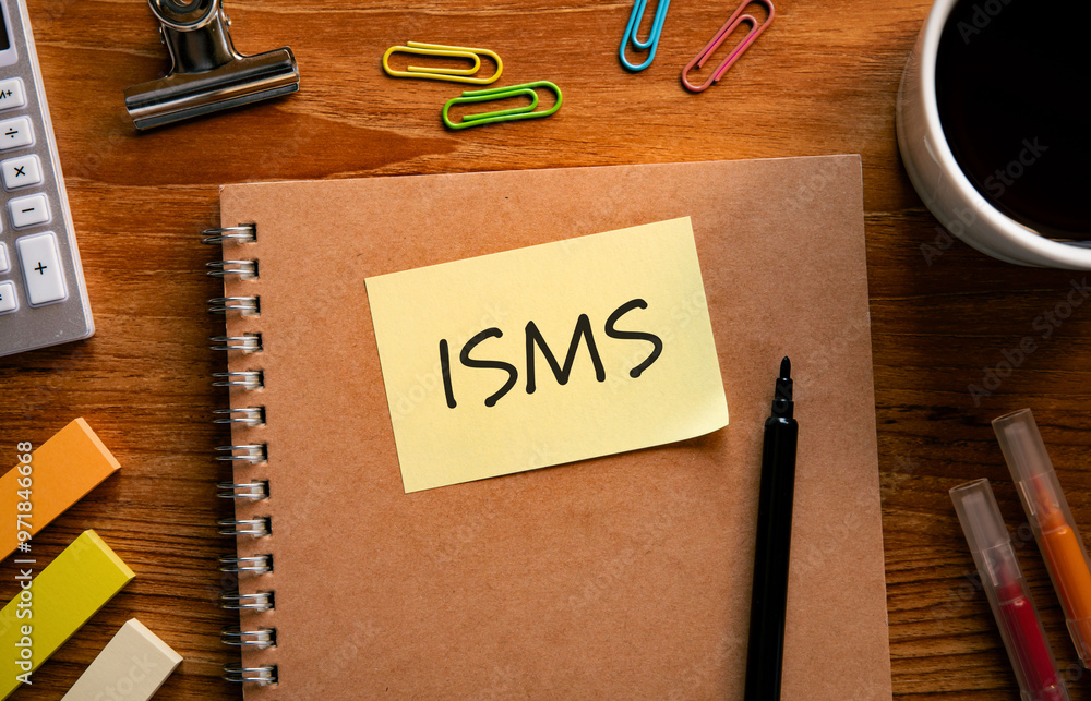 Poster there is word card with the word isms. it is an abbreviation for information security management sys