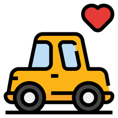 Wedding Car Icon