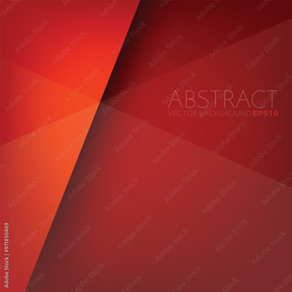 Poster graphic geometric triangle overlap vector layer background for text and message design