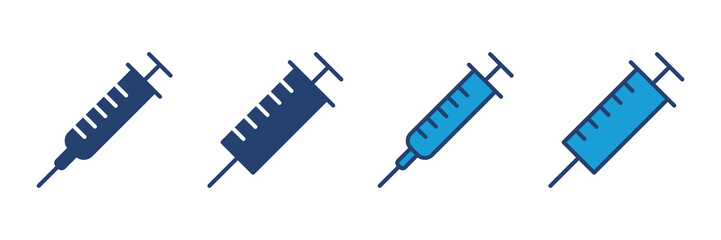 Syringe icon vector. injection icon vector.