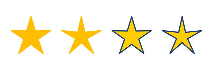 Star Icon vector. rating icon vector. favourite star icon