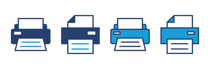Print icon vector. printer icon vector.