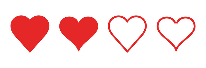 Love icon vector. Heart icon vector. Like icon vector.