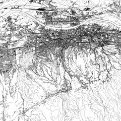 Fototapeta premium 3D illustration of city and urban in Zagreb Croatia