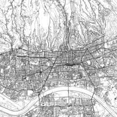 Fototapeta premium 3D illustration of city and urban in Zagreb Croatia