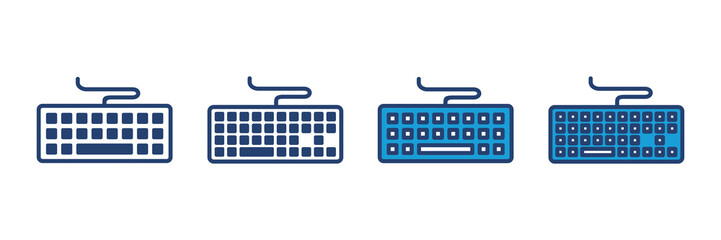 Keyboard icon vector. keyboard vector symbol