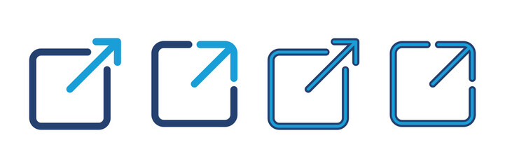 External link icon vector. link icon vector. hyperlink symbol