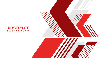 Fototapeta premium Abstract red lines composition presentation banner