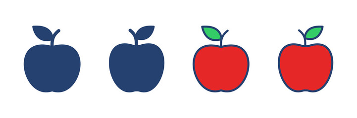 Apple icon vector. Apple vector icon. apple symbols for your web design.