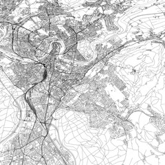 Naklejka premium 3D illustration of city and urban in Bern Switzerland