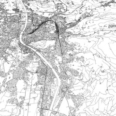 Naklejka premium 3D illustration of city and urban in Salzburg Austria