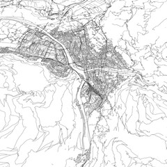 Fototapeta premium 3D illustration of city and urban in Bolzano Italy