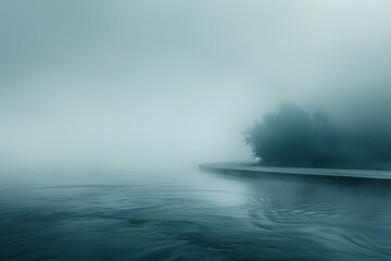 Misty morning blur.