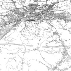 Obraz premium 3D illustration of city and urban in Vicenza Italy