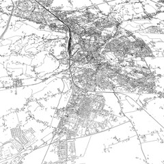 Fototapeta premium 3D illustration of city and urban in Vicenza Italy