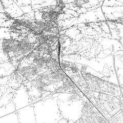 Fototapeta premium 3D illustration of city and urban in Vicenza Italy