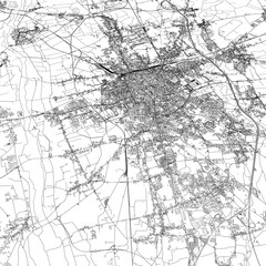 Fototapeta premium 3D illustration of city and urban in Udine Italy