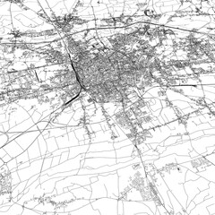 Naklejka premium 3D illustration of city and urban in Udine Italy