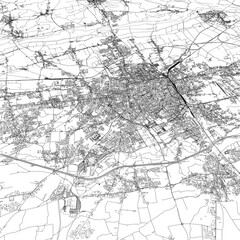 Fototapeta premium 3D illustration of city and urban in Udine Italy