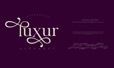 Luxur creative modern geometric urban alphabet font. Digital abstract futuristic, game, techno, robot, music, logo, sport, minimal technology typography. Simple numeric vector illustration