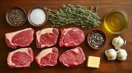 ingredients for making steak bites: