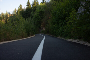 asphalt road