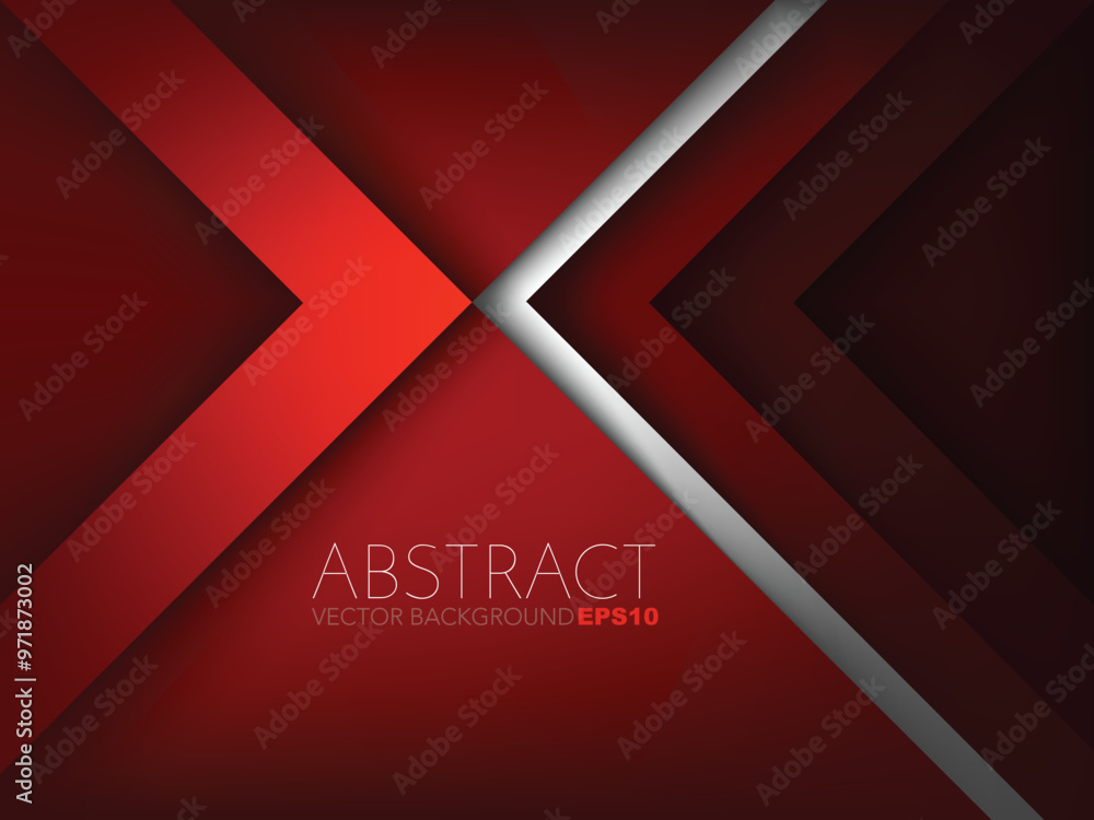 Poster graphic geometric triangle overlap vector layer background for text and message design