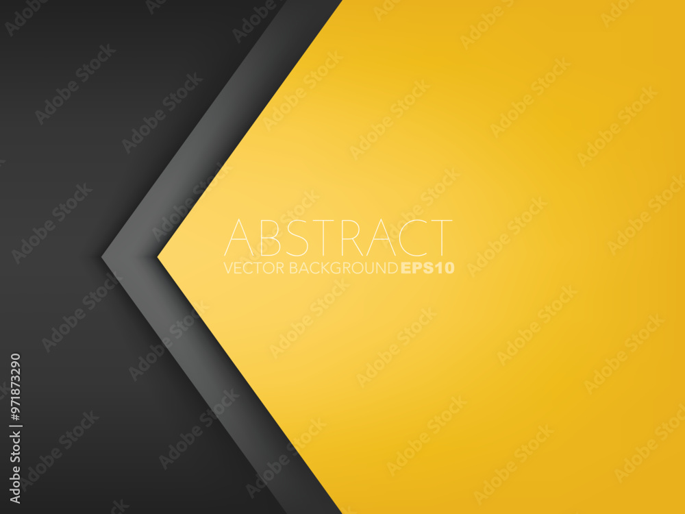 Poster graphic geometric triangle overlap vector layer background for text and message design
