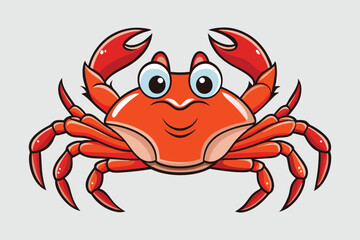 crab vector art illustration design.
