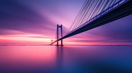 Fototapeta premium Bridge Sunset
