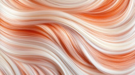 Abstract White and Orange Hair Texture Background