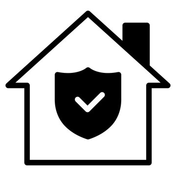 recommend clip art: home protection icon