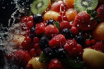 vegan, juicy, fruit, fresh, organic, ai